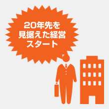 20年先を見据えた経営スタート
